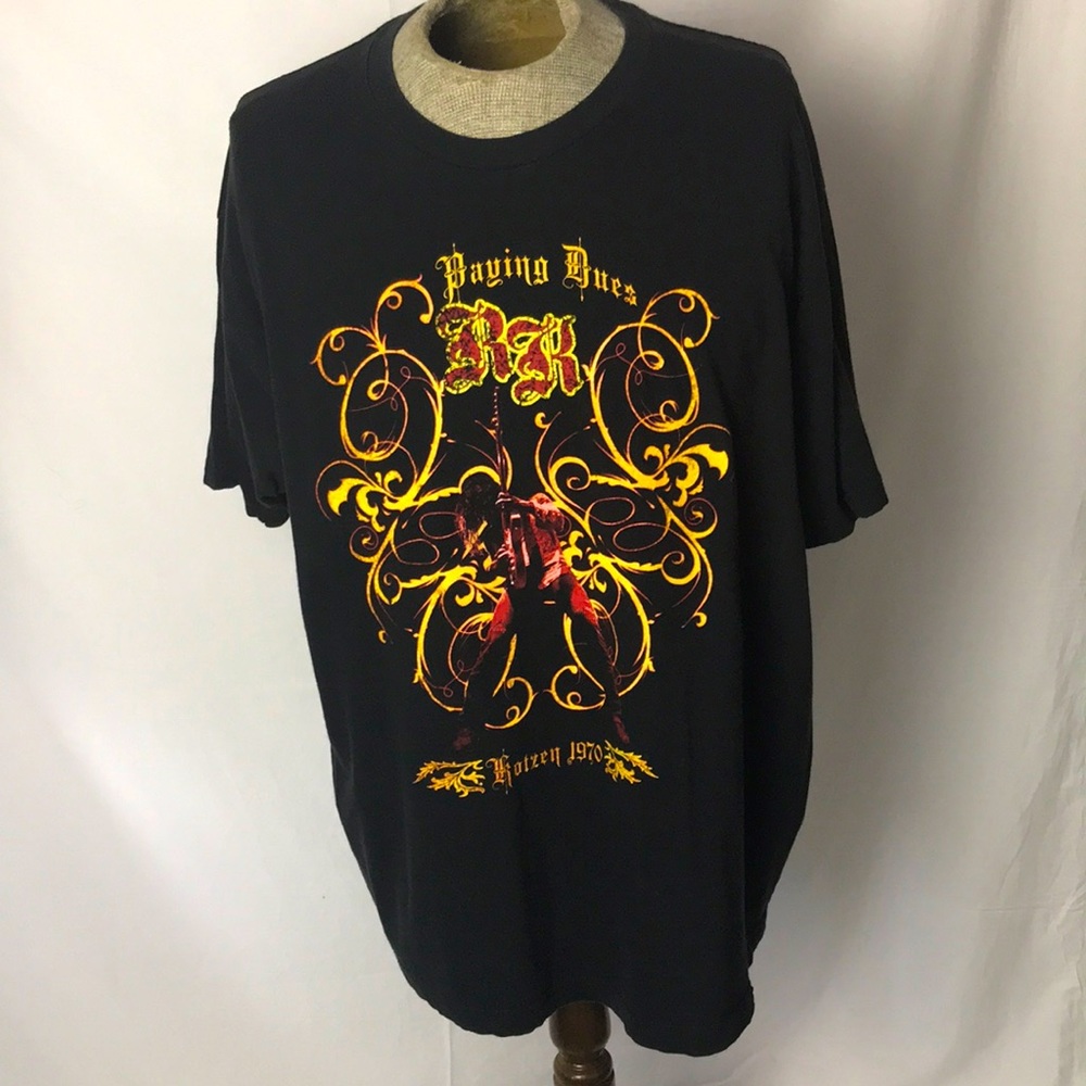 Kotzen  2010 Peace sign World tour XL concert t-shirt Richie Kotzen Paying dues